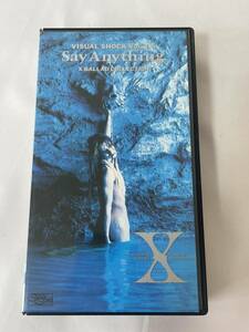 X JAPAN VISUAL SHOCK Vol.3.5 Say Anything VHS ビデオ 美品