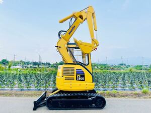 KOMATSU コマツ PC28UU ヒーター付き2.8tクラス2440時間ユンボ バックホー ミニユンボ 