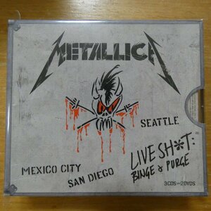 41112266;【3CD+2DVDBOX】METALLICA / LIVE SHOT:BINGE&PORGE