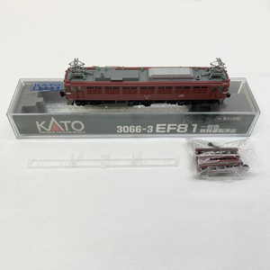 【中古】ステップ欠損)KATO 3066-3 EF81 一般色 敦賀運転派出(ケース割 説明書無 中敷無 付属品使用済残有)[240019364076]