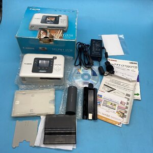 【10665O160】キャノン セルフィー canon selphy CP730 プリンター 家電 ミニ家電 可愛い 写真 印刷 説明書付き 通電確認済み アルバム