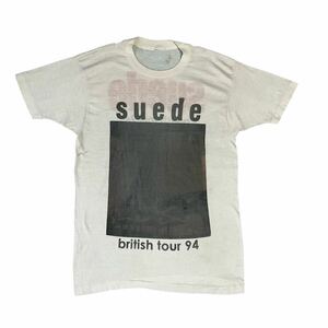 当時もの 1994 Suede British Tour ヴィンテージ Tシャツ 音楽 バンド ロック