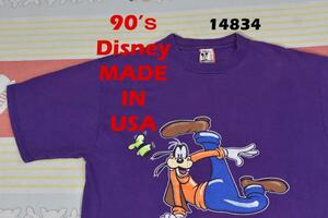 グーフィー USA製 90s Tシャツ 14834 ディズニー公式 ビンテージ