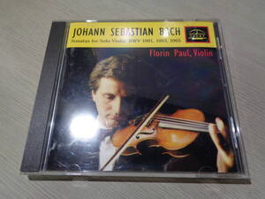 フローリン・パウルによるバッハ無伴奏,FLORIN PAUL/BACH:SONATAS FOR SOLO VIOLIN BWV 1001,1003,1005(TACET 47 AUDIOPHILE GOLD CD MINT