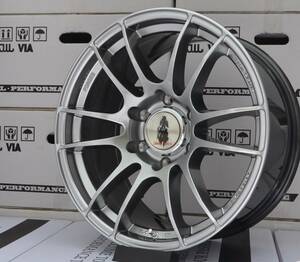 SAMURAI WHEELS ・ ハイエース 225/45R18 スタッドレス ( 225/45 18インチ R18 18x8.5J +25 / 6h 139.7 ) 新品 4本セット / ※カスタム※