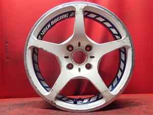 【 鍛造 軽量 】 単品 社外 ホイール 1本 VOLK RACING ボルクレーシング チャレンジ ★ 8J-17 PCD114.3 4穴 +32 ハブ73 ★ ja17