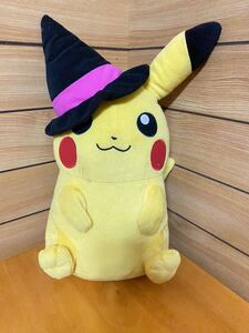 ポケットモンスターサン&ムーン ハロウィン めちゃでか ぬいぐるみ ピカチュウ タグ付き プライズ品