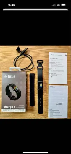 値下げ　【充電良好】Fitbit Charge 5 ブラック