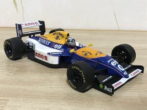 送料無料　1/24 ウィリアムズ ルノー FW14 フォーミュラカー ミニカー ONYX WILLIAMS RENAULT F1