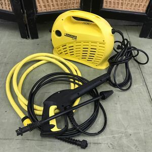 &【売り切り】KARCHER ケルヒャー 家庭用高圧洗浄機 K2.01 イエロー 通電確認済み 生活家電