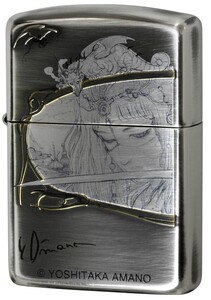 Zippo ジッポライター 天野喜孝 ファイナルファンタジー Amano Yoshitaka 04_001F 銀メッキ 80217 アーティスト