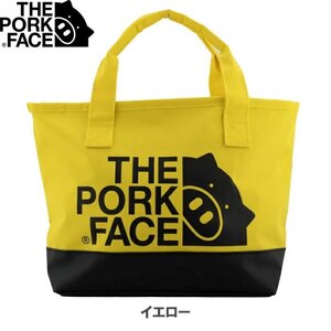 ★THE PORK FACE ザ・ポークフェイス ミニトートバッグ（イエロー）カートポーチ★送料無料★