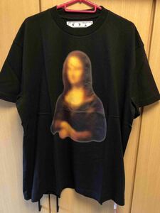 正規新品 20AW OFF-WHITE c/o VIRGIL ABLOH Off White BLURRED MONALISA オフホワイト ヴァージル アブロー モナリザ Tシャツ XS