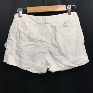 プレシディオジャパン正規代理店タグ☆ARMANI EXCHANGE☆ショート/ホットパンツ【P0/レディースXS-S/white/白】ズボン/Trouser◇cBH802