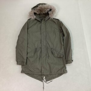 ■ALPHA INDUSTRIES アルファインダストリーズ モッズコート M-65 フィッシュテール型 取り外しライナー付き サイズL カーキ/1.04kg■