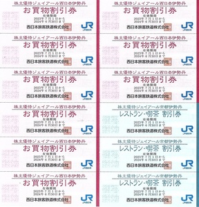 JR西日本　株主優待券　ジェイアール京都伊勢丹　優待券set（買物優待券9枚他）～6組迄　2024年6月末迄有効