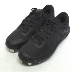 ◆UNDER ARMOUR◆野球スパイク◆UA Yard Low ST JP◆3022131◆BLK/BLK(001)◆26.5◆