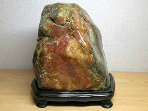 【津軽錦】◆3kg◆ 錦石 ジャスパー 原石 碧玉 風水 開運 誕生石 鑑賞石 自然石 天然石 紋石 鉱物 置物 