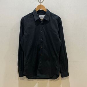 Viviene Westwood MAN ビビアンウエストウッド マン SHIRT シャツ サイズ46 ブラック 703786