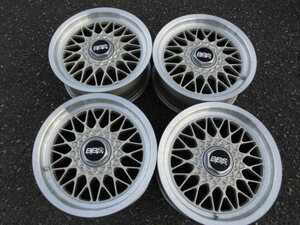 希少/・鍛造・軽量　BBS RＧ0２９　15×6・５ＪＥＴ２５　4Ｈ/114.3　4本ガリ傷少ないわりかし美品Ｒ３１ＤＲ３０