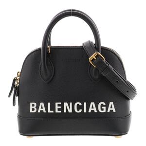 BALENCIAGA （バレンシアガ） VILLE トップ ハンドル XXS 2way Black バッグ ハンドバッグ VILLE Black 550646 used:AB [ROR]