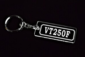 A-900 VT250F アクリル製 クリア 2重リング キーホルダー カスタム パーツ 外装 シート ミラー 等のアクセサリーに