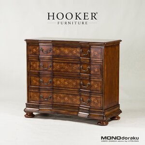 クラシックデザイン 4段チェスト Hooker Furniture社製　USヴィンテージ 収納家具 リビング収納 サイドボード 店舗什器