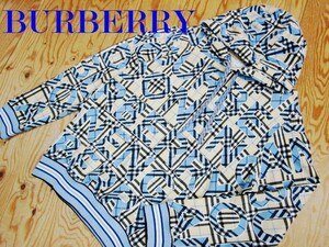 ★バーバリー BURBERRY★メンズ 全面ノバチェック×ブランドロゴ スウェットパーカ★R70112009C