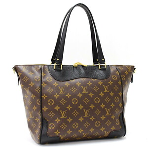 1円 ◎定価25万 美品 LOUIS VUITTON ルイヴィトン エストレーラー ハンドバッグ M51192 モノグラムマカサー ノワール◎E.Cupr.lA-26