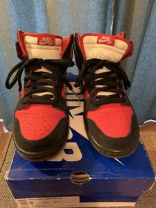 Nike SB / DUNK HIGH PRO SB / SPORT RED-MTLC PLATINUM / US9(27cm) / Stevie Williams