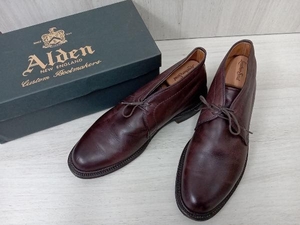 ALDEN ドレスシューズ チャッカブーツ サイズ 9D ブラウン 14714F オールデン