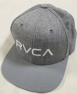 RVCA ルーカ キャップ ライトグレー MID FIT カジュアル超美品古物帽子 G-600