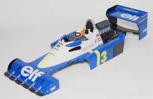 【ゆうパック80/同梱不可】100円スタート!! タミヤ タイレル P34 1976、F103シックスホイールシャーシ用ボディ