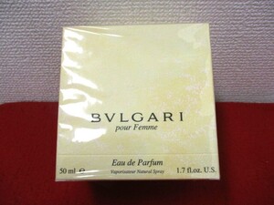 H 【6496】 未開封品 ★ ブルガリ プールファム オードパルファム 50ml ★ BVLGARI pour femme 香水