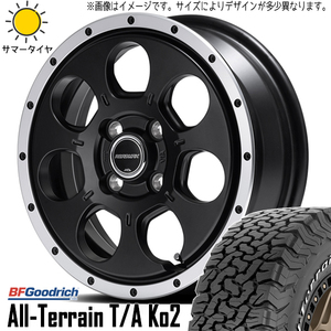 プラド 265/65R17 ホイールセット | BFグッドリッチ オールテレーン KO2 & WO7 17インチ 6穴139.7