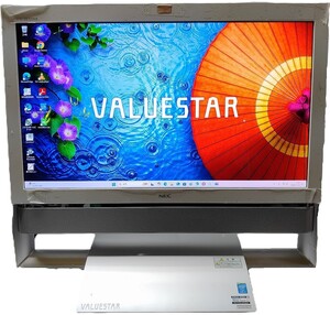 ◆◇[動作品] NEC VALUESTAR G PC-GD255FCA2 Windows11 Intel Core i5 メモリ8GB 大容量2TBHDD 23インチ一体型PC WiFi搭載 Office◇◆