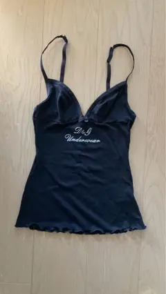 D&G DOLCE&GABBANA Logo Ribbon Camisole