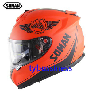 新しい オートバイレーシングヘルメット男性と女性デュアルレンズフルフェイスヘルメット SM961ECE 標準