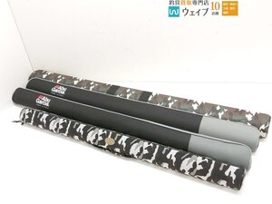 【※店頭渡しor佐川着払発送】ウォーターランド ラグジュアリーロッドキャリーケース 136cm 他 ロッドケース 計4点セット