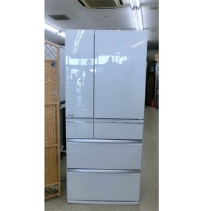 札幌市内近郊限定 三菱 6ドア冷蔵庫 700L 2020年製 MR-WX70E-W ホワイト 自動製氷 フレンチドア 大型 大容量 札幌市 西区