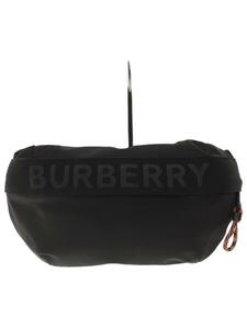 BURBERRY◆ウエストバッグ/ナイロン/BLK/8025668