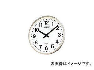 セイコークロック/SEIKO-CLOCK 大型屋外防雨型オフィスクロック 直径450×78 金属枠 KH411S(26867) JAN：4517228007248