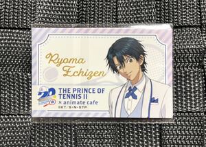 新品 新テニスの王子様 ★ 越前リョーマ ★ グッズ アニメイトカフェ　コラボ　イラストカード　テニプリ