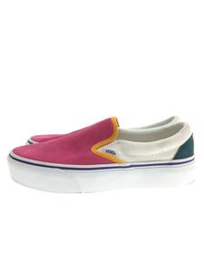 VANS◆ローカットスニーカー/24.5cm/PNK/スウェード/721356