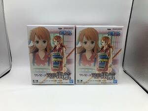 【未開封品】：ワンピース　THE出航-NAMI-　プライズフィギュア　２個セット(20240525)