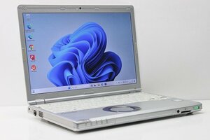 1円スタート ノートパソコン Windows11 WPS office搭載 Panasonic レッツノート CF-SZ6 第7世代 Core i5 SSD256GB メモリ8GB カメラ