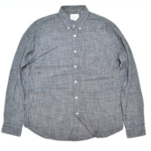 STEVEN ALAN スティーブンアラン ボタンダウンシャツ 11 BLK MLNG CADET SHIRT ポルトガル製 Mサイズ 8171-343-0193 M969820