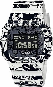 【送料無料】カシオ CASIO 歴代キャラクター G-SHOCK G-UNIVERSE DW-5600GU-7JR ホワイト×ブラック カモフラージュ【日本郵便発送】