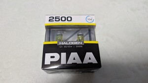 PIAA バルブ フォグバルブ ヘッドライト H4 2個入り 12V 60/55w 2500K HS504 イエローバルブ ハロゲン