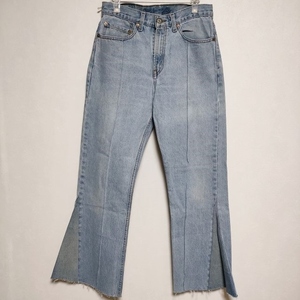 mill 新品 PAINTED DENIM PANTS 505 LEVISリメイク 定価30800円 ジーンズ S デニムパンツ インディゴ ミル 3-1008G F93682